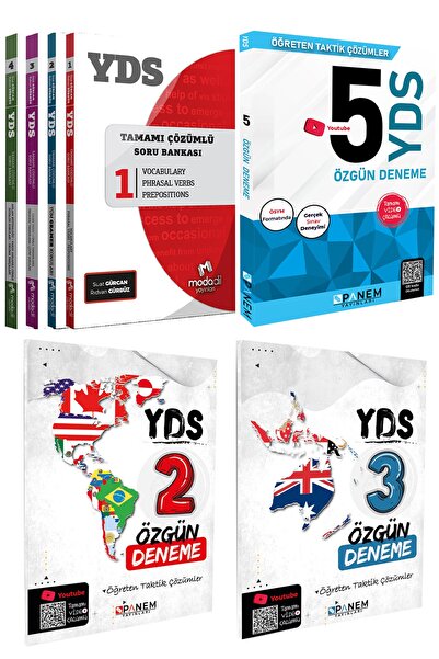 Modadil 2023 Yds Soru Bankası Seti+panem Yds 2+3+5 Deneme