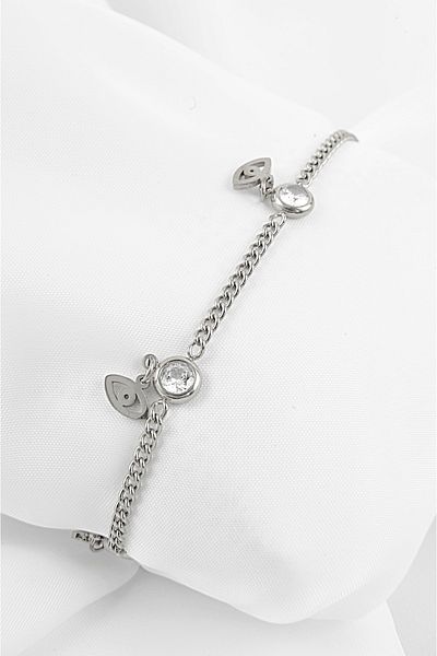 EUROMODA High Quality Steel Eye Figure Chain Bracelet