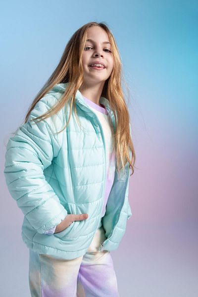 DeFacto Girl's Hooded Puffer Coat