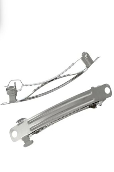 Hobigram 10 Pieces 5 cm Silver Color Metal Automatic Buckle Blank Undecorated – Buckle, Metal Buckle, Shiny Design