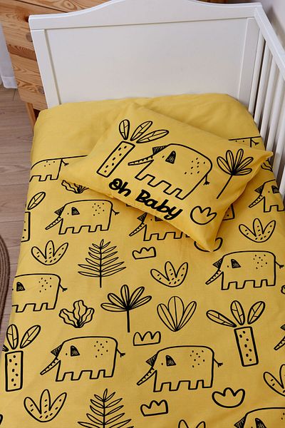 Tuğba Kuğu Linen Duvet Cover Set - Single (160x220)