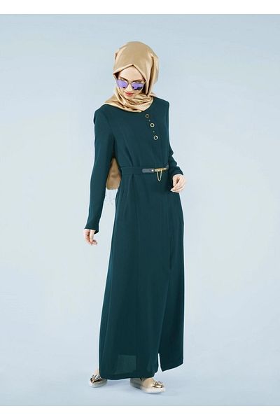 TRENDTESETTÜR T 1049 Orlando Hijab Overcoat - Άνετο και κομψό