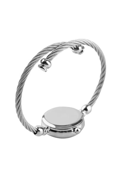 Toz Vintage Metal-black Thin Bracelet Round Vintage&retro Watch