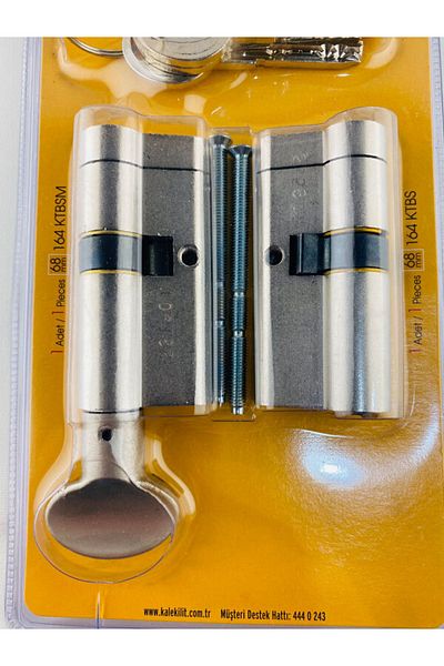 Kale Kilit 264 Trapped System Set Cylinder Steel Pin (ktbs+ktbsm)-double Rust System 68mm