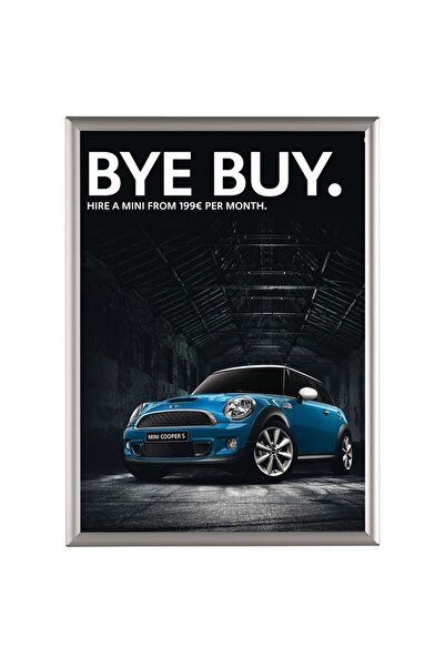 Snapper Aluminum Openable Close Snap B2 50x70 Opti Frame Miter Corner 25mm