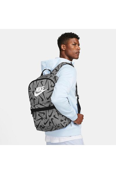 Grey nike backpack deals
