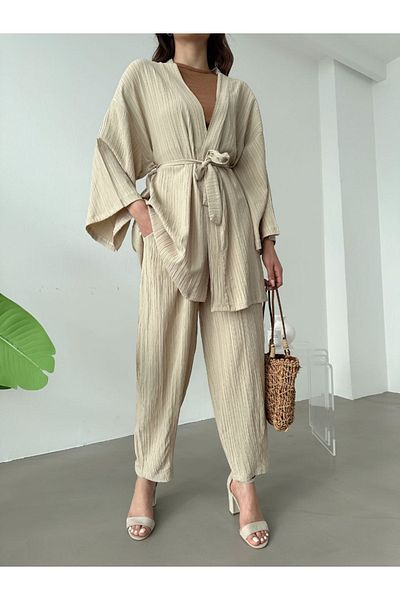 MRS. POLEEN Women's Kimono Set