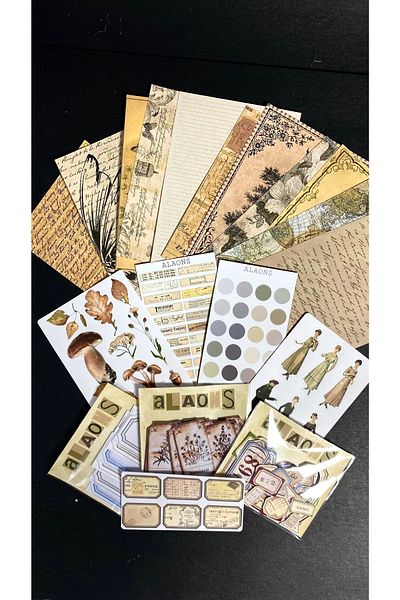 ALAONS Bullet Journal Srapbook / Sticker Set