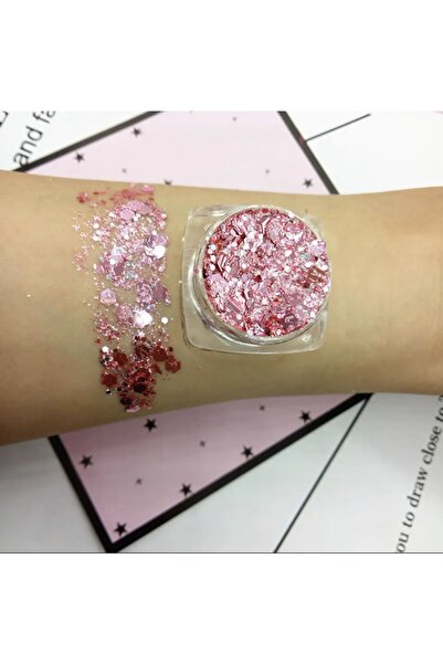 Lusso Cosmetics Jel Form Göz Saç Vücut Yüz Tırnak Parlak Glitter