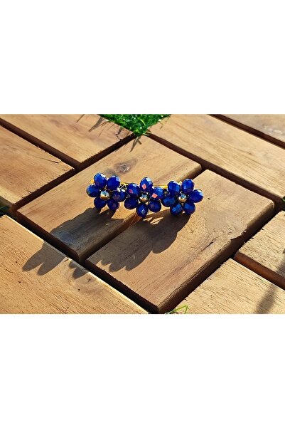NadideKozmetik Handmade Automatic Buckle with Crystal Stone Flower Figure