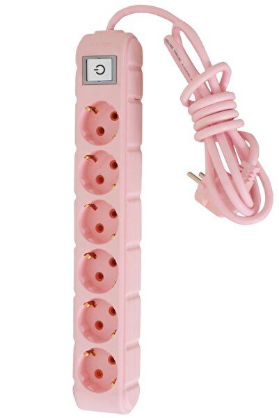 UFO 6 Lı Grup Priz Pembe 3 Mt