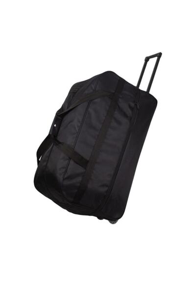 DZC KUZENLER AVM 3tekerlekli Körüklü Büyük 80cm Kalın Kumaş Spor Seyahat Valiz Bavul Su Geçirmez (beden Seçiniz)