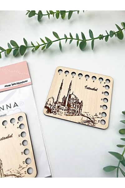 Hobianna Istanbul Ortaköy Camisi Ahşap Iplik Organizer