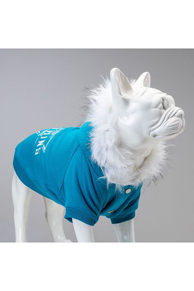 Lindodogs Mountains Blue Small and Medium Breed Dog Sweatshirt