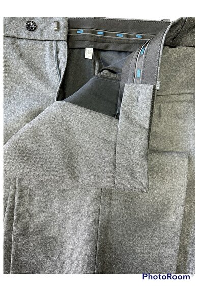 gambia outdoors Gerçek Yün Hakiki Bossa Kumaş Pantolon Regular Klasik Kesim Baba Tek Pile 1. Kalite