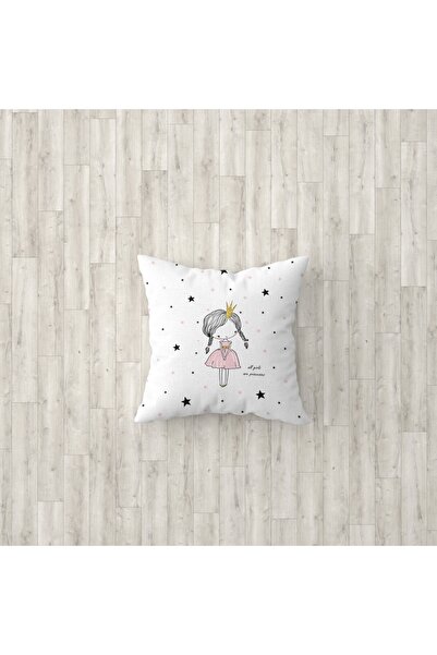 Talia Home Husă de pernă prințesă din 3 piese pentru cameră pentru fete și be...