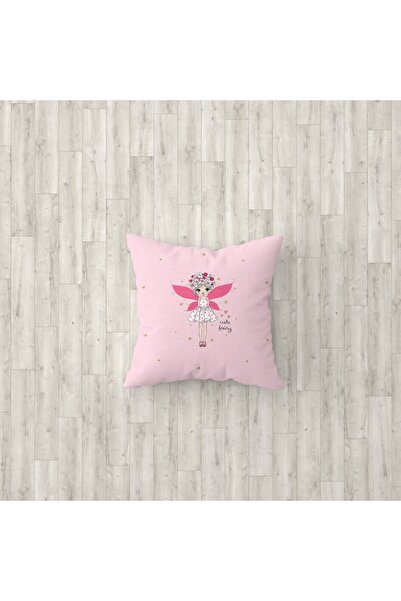 Talia Home Husă de pernă decorativă din 3 piese pentru cameră pentru fete cu ...