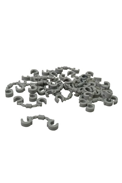 LEGO Aksesuar Moc Custom Minifigür Minifigure Utensil Kelepçe Açık Gri 2 Adet...
