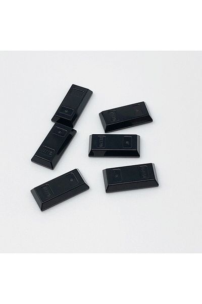 LEGO Original Accessory Moc Custom Minifigure Minifigure Ingot Gold Bullion Black 4 Pieces to Send