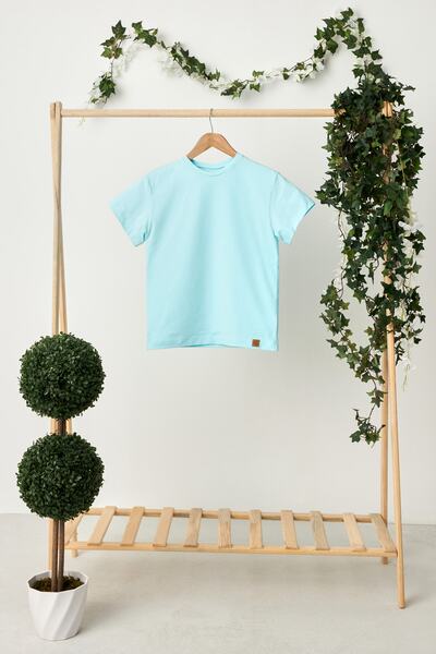 Babygiz Tricou pentru fetiță, cu mânecă scurtă, cu gât turnu, anti-transpirație, moale, confortabil, 100% bumbac, pieptănat