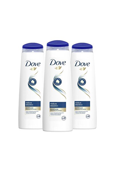Dove Intensive Repair Hair Care Shampoo - 350 Ml x 3 For Damaged Hair