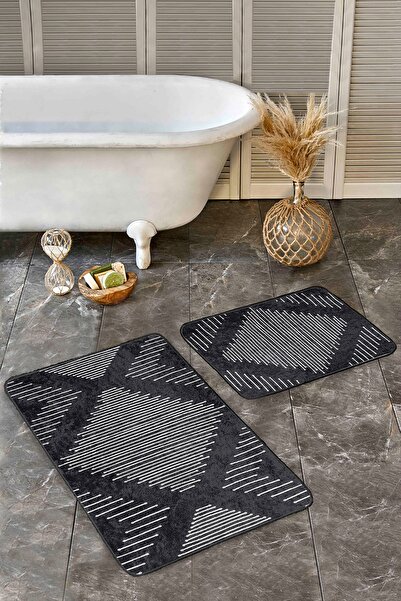 Realhomes طقم مكون من قطعتين بتصميم قبلي منسوج يدويًا بتصميم هندسي بسيط وأنيق...