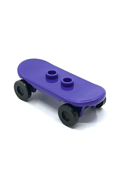 LEGO Orjinal Aksesuar Moc Custom Minifigür Minifigure Skateboard Mor Kaykay 1...
