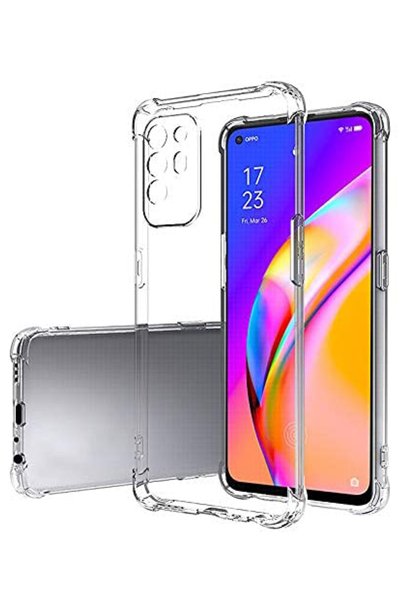 CaseArt Oppo Reno 6 Kapak Kamera Korumalı Airbag Antishock Silikon Şeffaf Kılıf