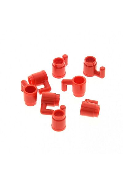 LEGO Original Accessory Moc Custom Minifigure Minifigure Red Cup Mug Mug 4 Pieces to Send
