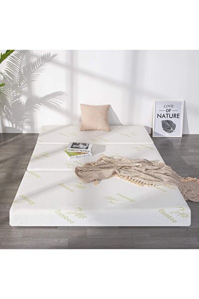 Heyner Bamboo Tek Kişilik Katlanabilir Visco Yatak