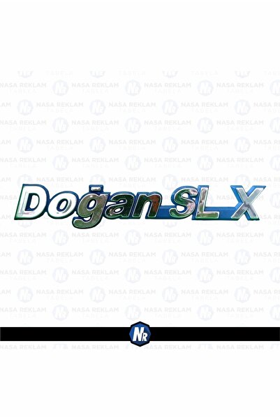 Doğan Nasa Reklam Tofaş - Slx 22,5x4 Cm Arka Bagaj Logo Yedek Parça