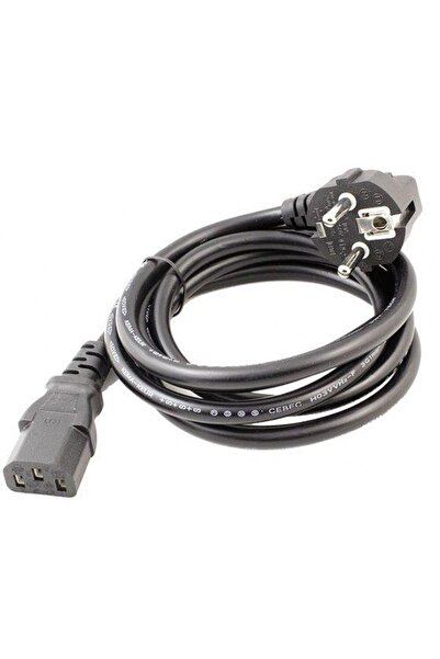 ATAELEKTRONİK 5m 5 Metre Power Güç Kablosu C13 Iec Enerji Kablosu Monitör Pc ...