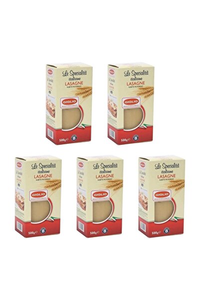 Giglio Lazanya Lasagne Di Semola 500 Gr 5 Adet