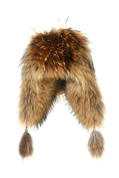 fubileather Winter Genuine Leather Ushanka Women's Hat