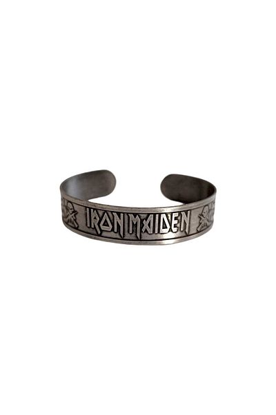 YÖRÜK TASARIM Ironmaden Silver Antique Steel Bracelet