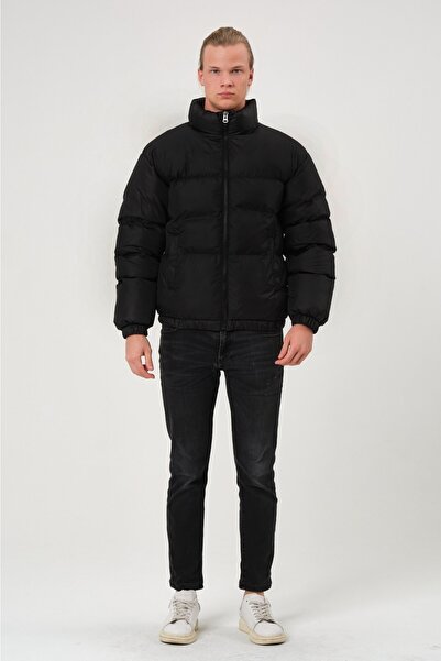 GAREN Unisex bunda do deště větruodolný Bomber Oversize kabát Kabát Nepromokavý černý