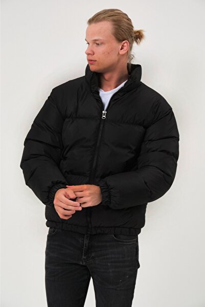 GAREN Unisex bunda do deště větruodolný Bomber Oversize kabát Kabát Nepromokavý černý