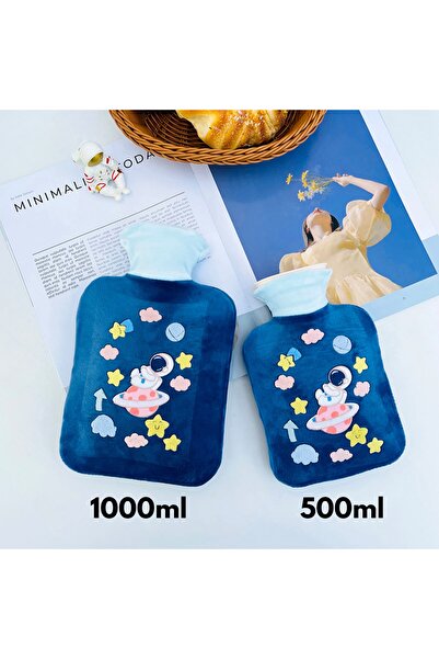 Derin Düşler Navy Blue Space Astronaut 1000ml Space Hot Water Bag