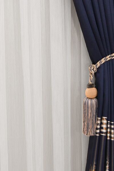 perhal perde ve halı New Model Real Thick Chain Wrinkle-Free Skirts Leaded Pleatless Latest Fashion Tulle Curtain