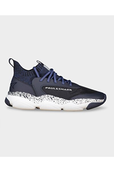 PAUL&SHARK Erkek Yüksek Taban Bağcıklı Rahat Lacivert Sneaker 12318000-050