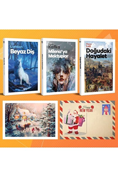 Halk Kitabevi Dünya Klasikleri Üçlü Set - Beyaz Diş - Milenaya Mektuplar - Do...