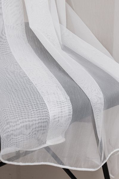perhal perde ve halı Model nou Fuste fără riduri cu model de ploaie cu plumb 1-3 frecvente plisate Ultima modă perdea din tul
