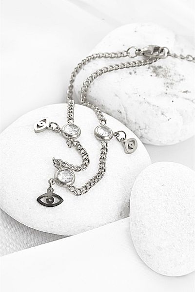 EUROMODA High Quality Steel Eye Figure Chain Bracelet
