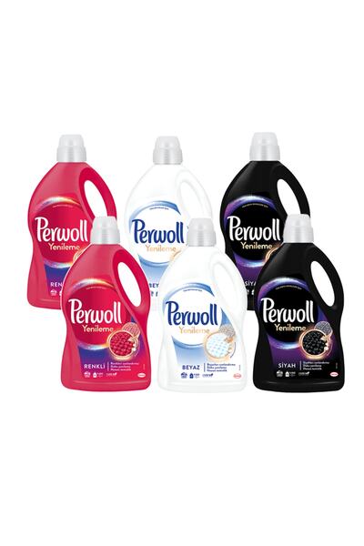 Perwoll Siyah - Beyaz Ve Renkliler Için 6'lı Set 3l