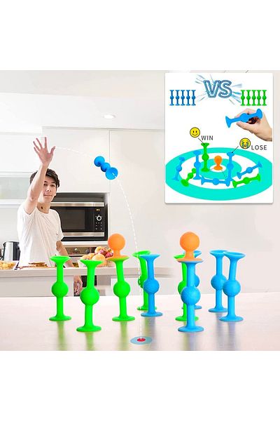 ThinkMaster Pop Dart Vacuum Molecule Toy Pop Dart Game 10 6 Pieces Popit Dart Game Sensory Educational Toy
