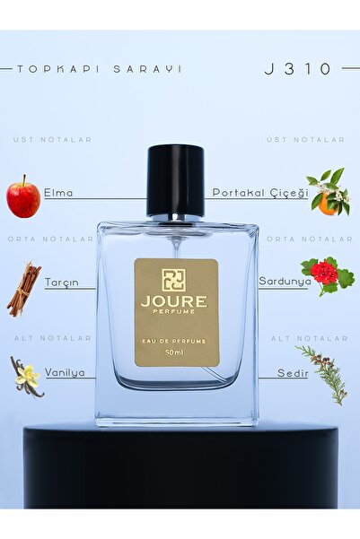 JOURE PERFUME Joure J310 - Odunsu Meyveli Vanilya Kokulu 50ml Kalıcı Edp Erke...