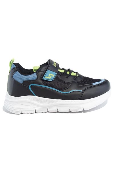 Jump 28122 Negru Albastru Pantofi sport ortopedici zilnici pentru băieți