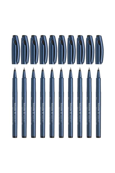 SCHNEIDER Topball 857 0.6mm Siyah Roller Kalem 10 Adet