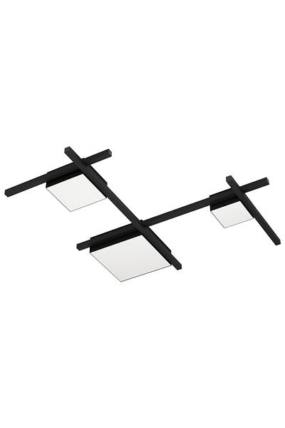 Eglo 39689 Black Vıareggıo Led Ceiling Lamp - Cast Steel, Ip20 Max: 5.8W;11W;22.5W