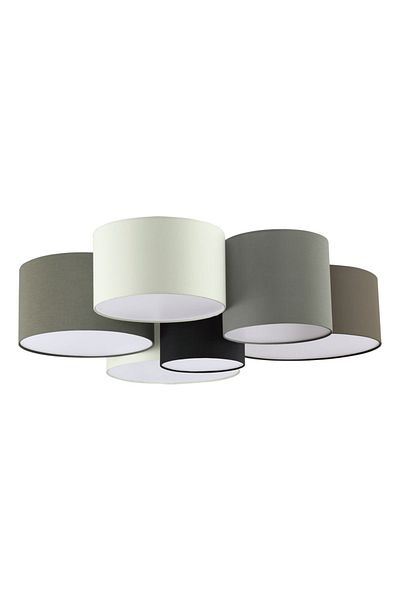 Eglo 97838 Indoor " Pastore " White Color Cast Steel Ceiling Lighting Ip20 E27 Max: 6X40W Diameter: